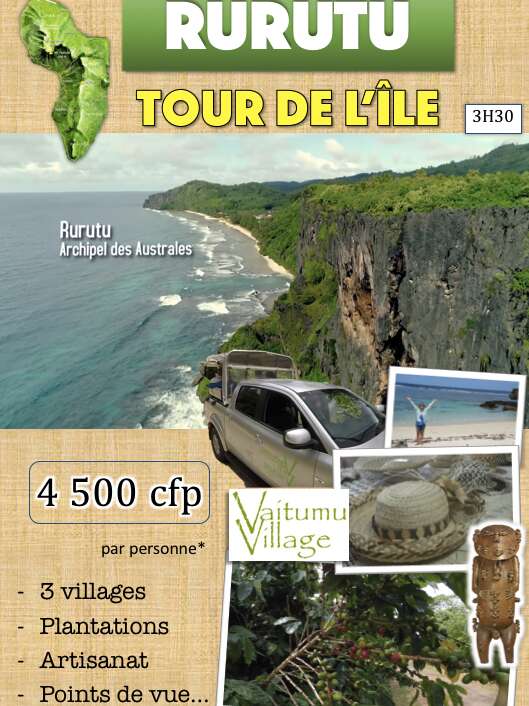 Vaitumu Village - Tour de l'île en voiture