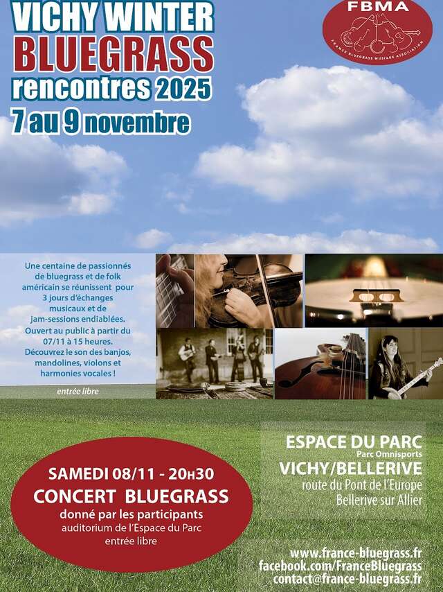 Vichy Winter Bluegrass - Rencontres 2025