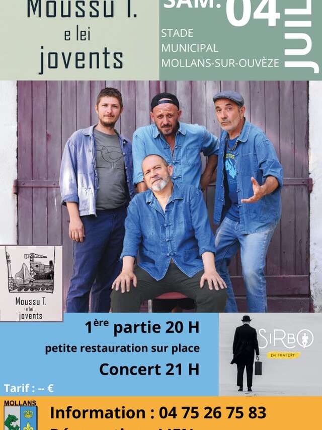 Moussu T e lei Jovents in concert