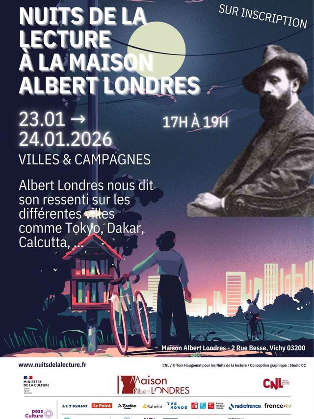 Nuits de la lecture - Maison Albert Londres