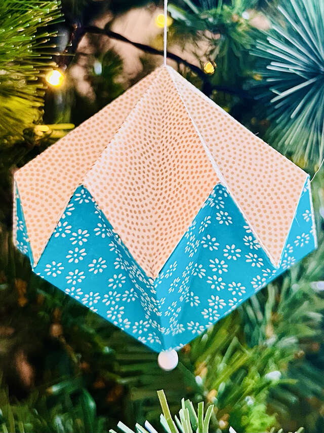 Décorations de sapin en origami - Atelier Adultes dès 13 ans