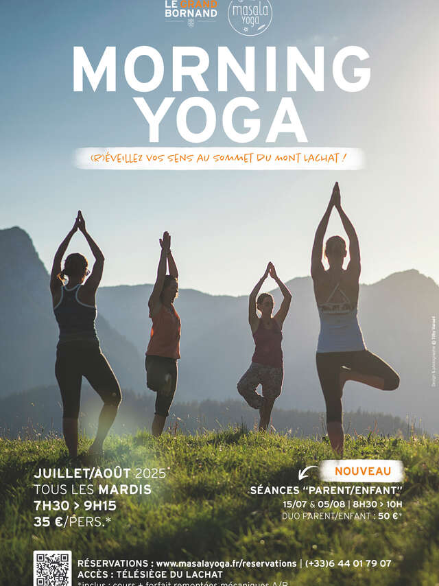 Morning Yoga au sommet du Mont Lachat