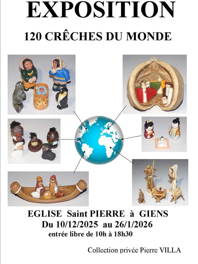 Exhibition of 120 Christmas cribs from around the world