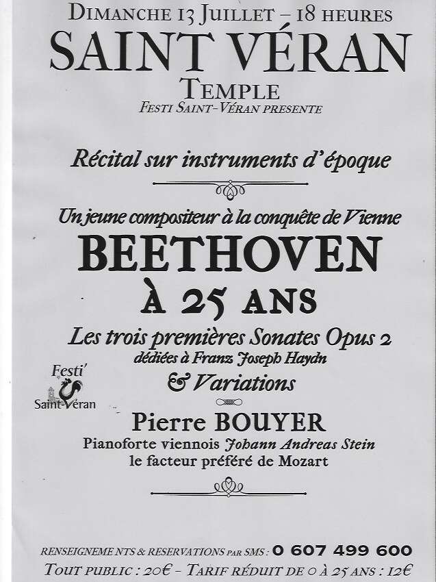 Concert à Saint-Véran : Beethoven dans le Queyras