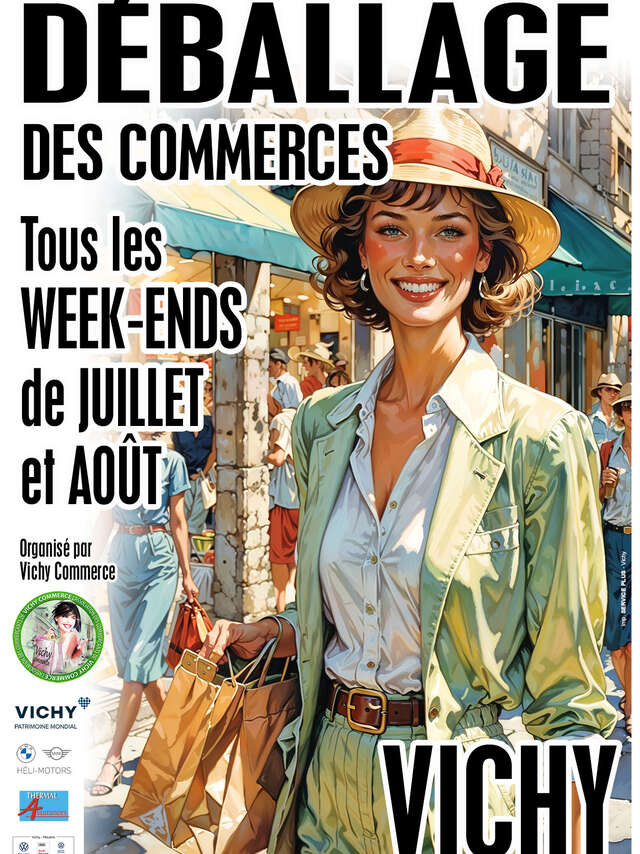 Deballage des commerces