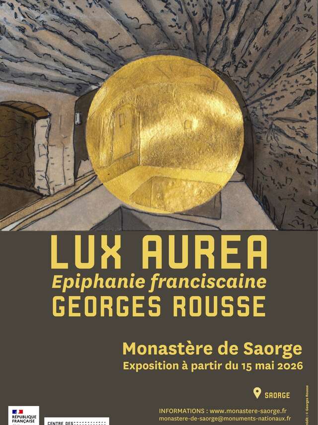 Exposition "Lux Aurea - Epiphanie franciscaine" par Georges Rousse