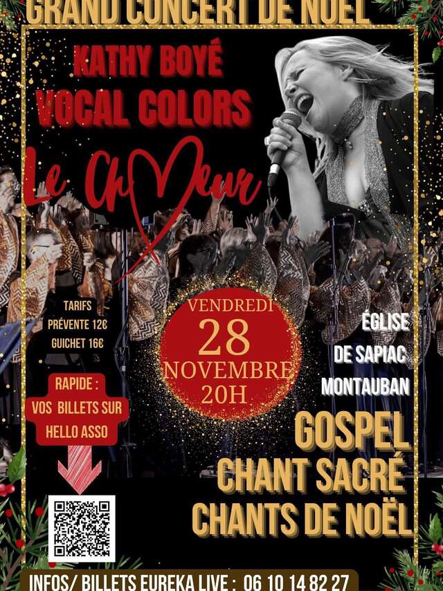 Grand Christmas Concert - Kathy Boyé, Vocal Colors and the Choir