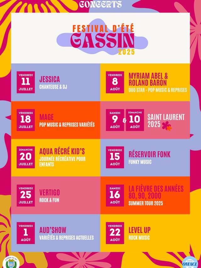 Festival d'été 2025-Les Concerts