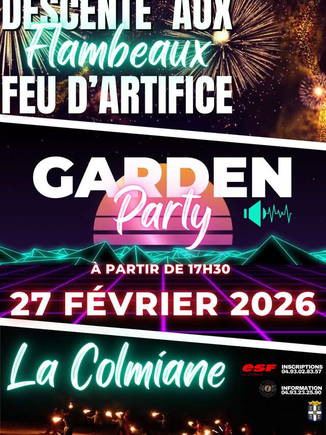 Garden Party de l'ESF, Descente aux Flambeaux et Feux d'Artifice