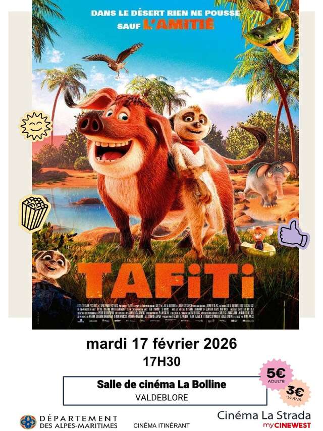 Cinéma à Valdeblore "TAFITI"