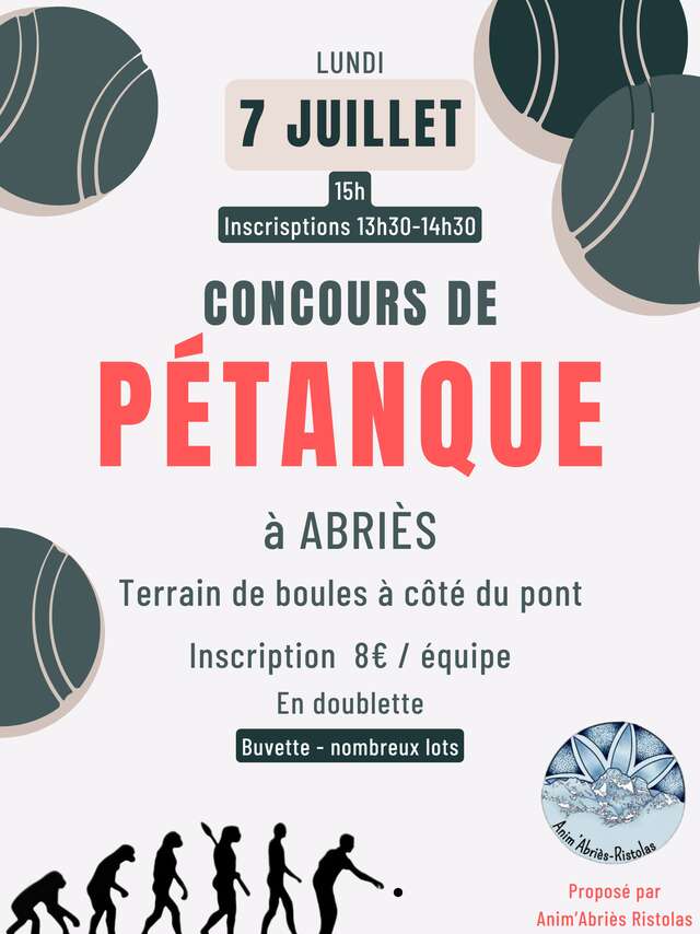 Concours de pétanque