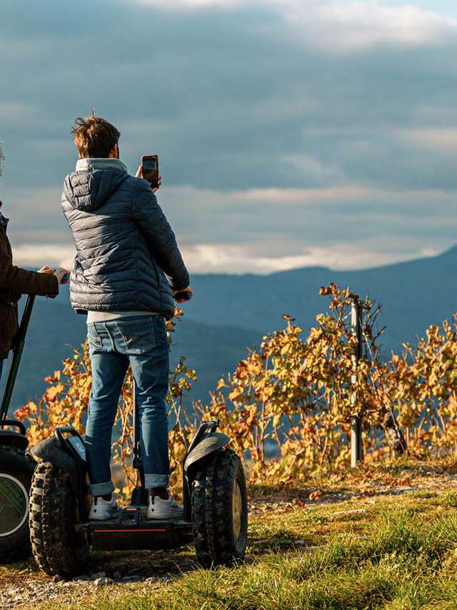 Balade en segway dans les vignobles de Chignin