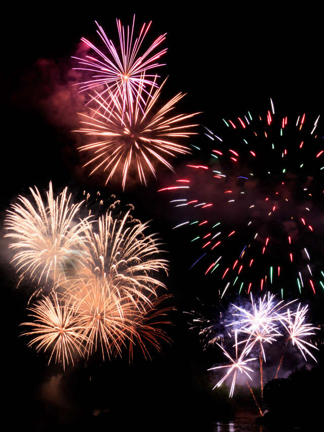 Croisière vigneronne du feu d'artifice avec les Bateliers de la Côte d’Azur
