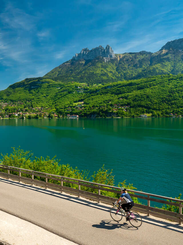 Boucle cyclo : Tour du Lac d'Annecy
