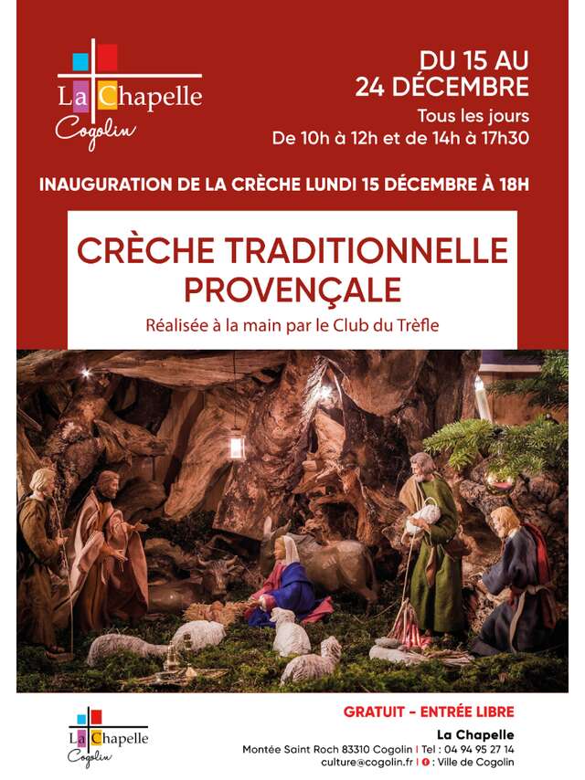 Traditional Provencal crib