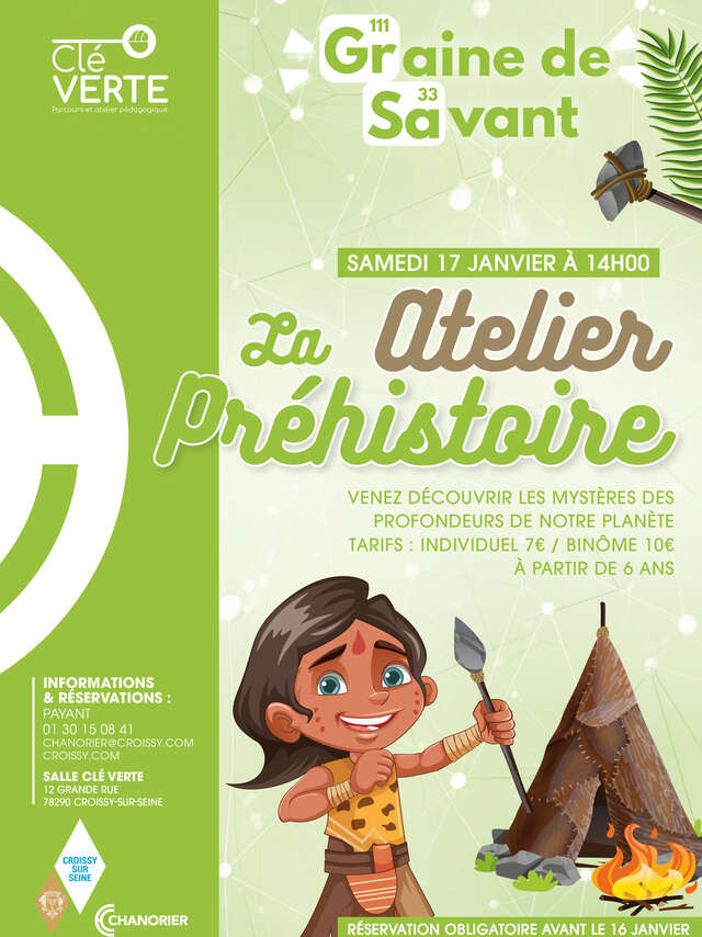 Atelier Clé Verte : la Préhistoire
