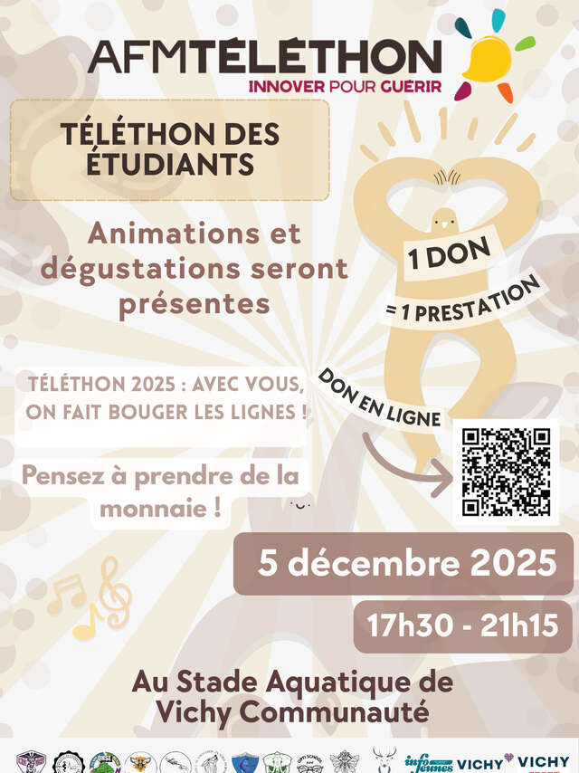 Téléthon des étudiants au stade aquatique