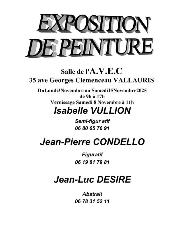 Exposition de Peinture
