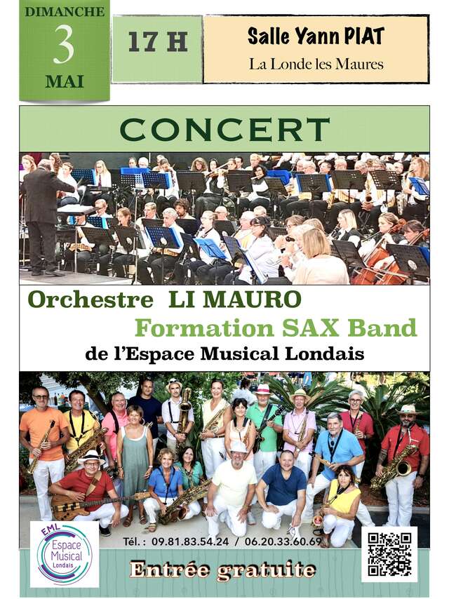 Concert by the LI MAURO Orchestra of the Espace Musical Londais