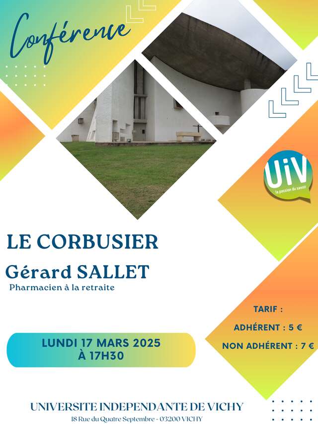 Conférence : Le Corbusier