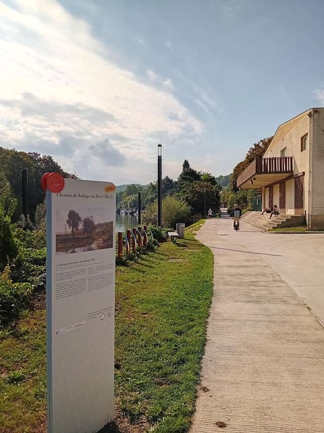 Chemin des Impressionnistes au Port-Marly