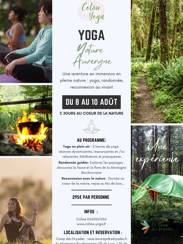 Retraite de yoga Montagne bourbonnaise
