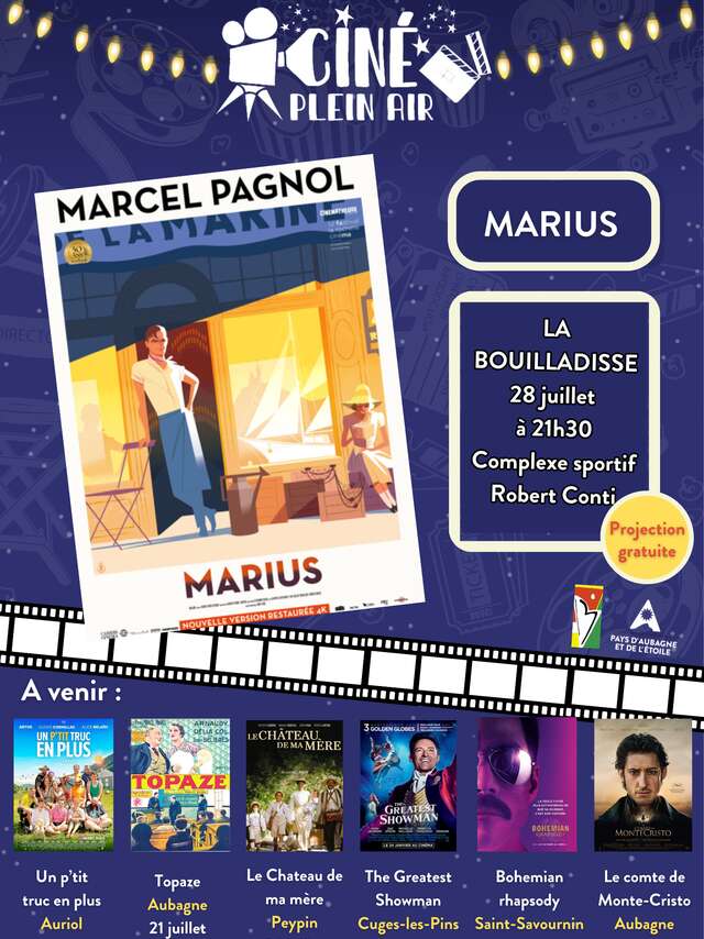 Ciné plein air - Marius