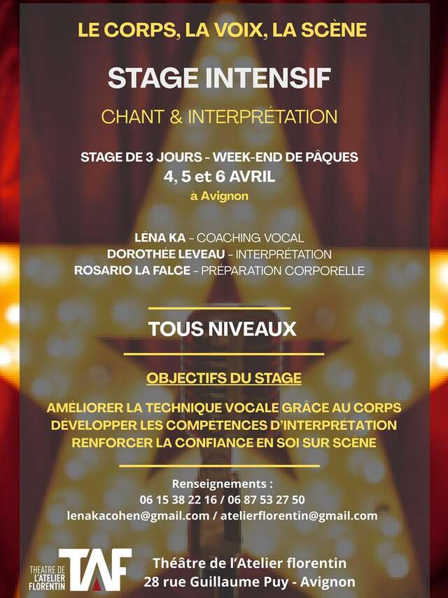 Stage intensif Chant & Interprétation