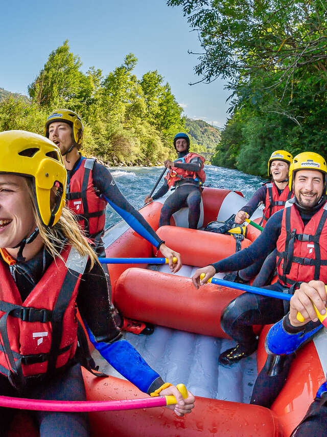 Descente en rafting sur la Dranse - parcours découverte