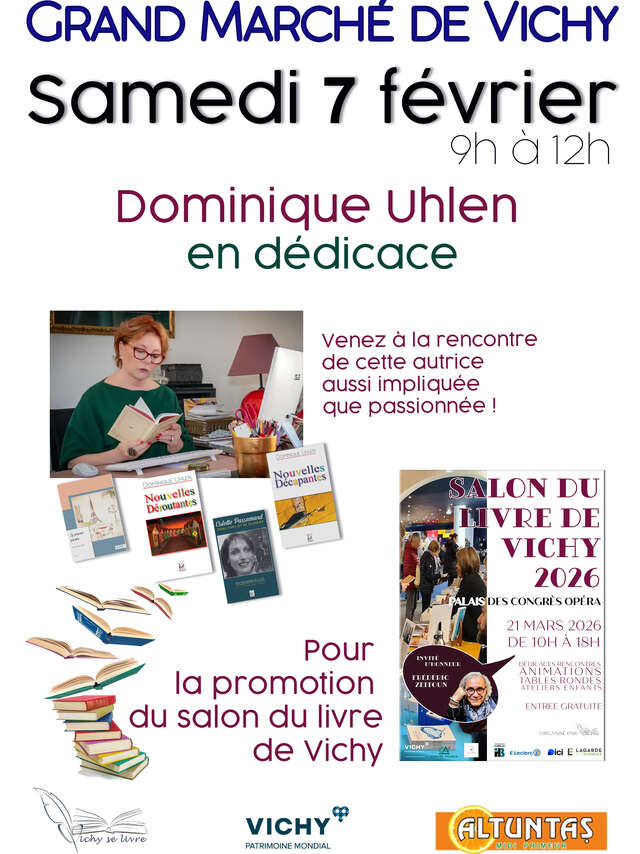 Séance de dédicace de Dominique Uhlen