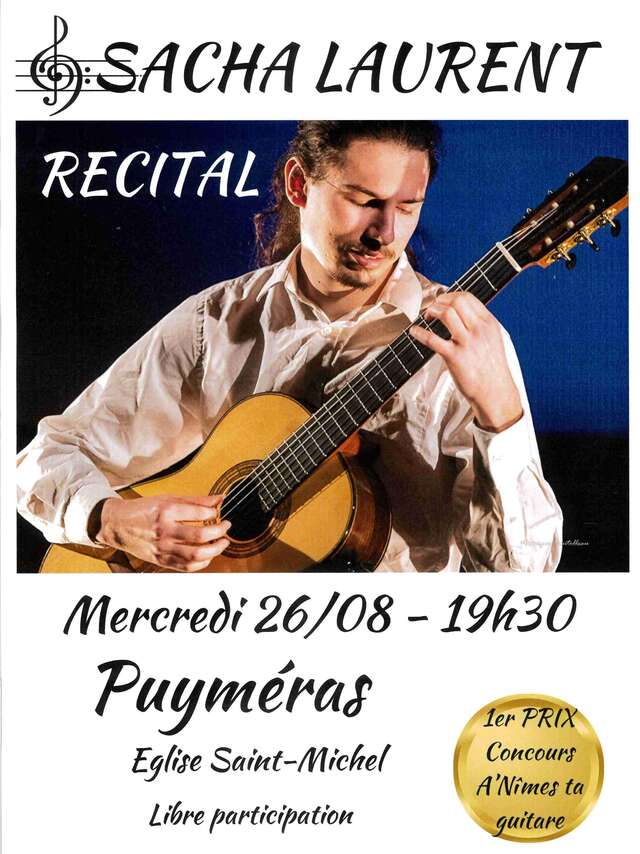 Récital de Sacha Laurent