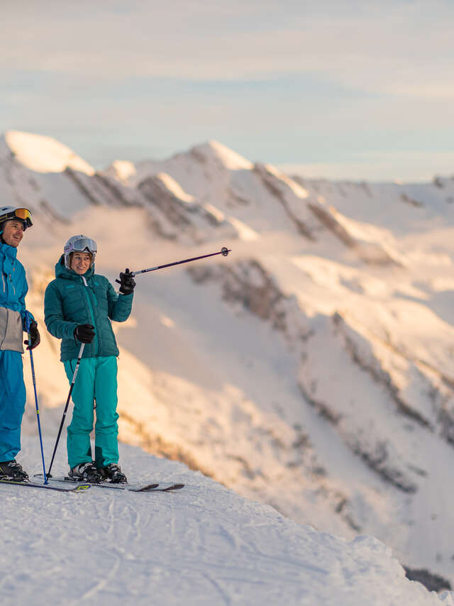Treasure hunt in the ski area