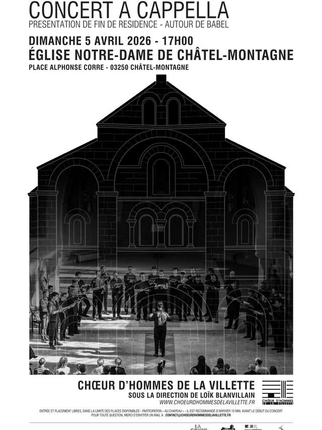 Concert a capella du Choeur d'hommes de la Villette