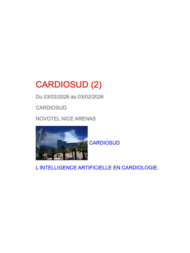 CARDIOSUD 2026