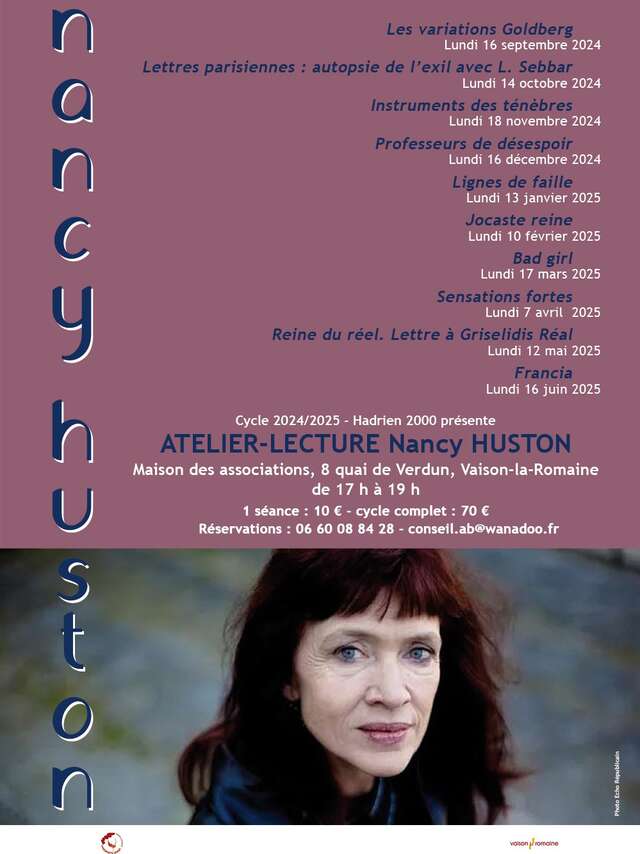 Atelier Lecture Nancy Huston - Hadrien 2000