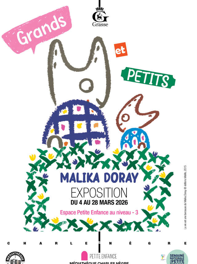 Exposition "Grands et petits" de Malika Doray