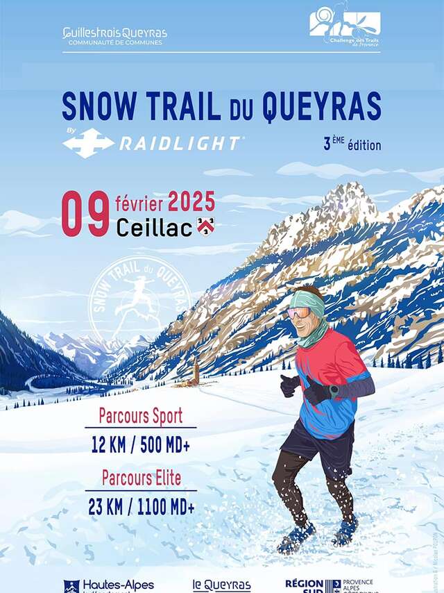 Snow trail du Queyras