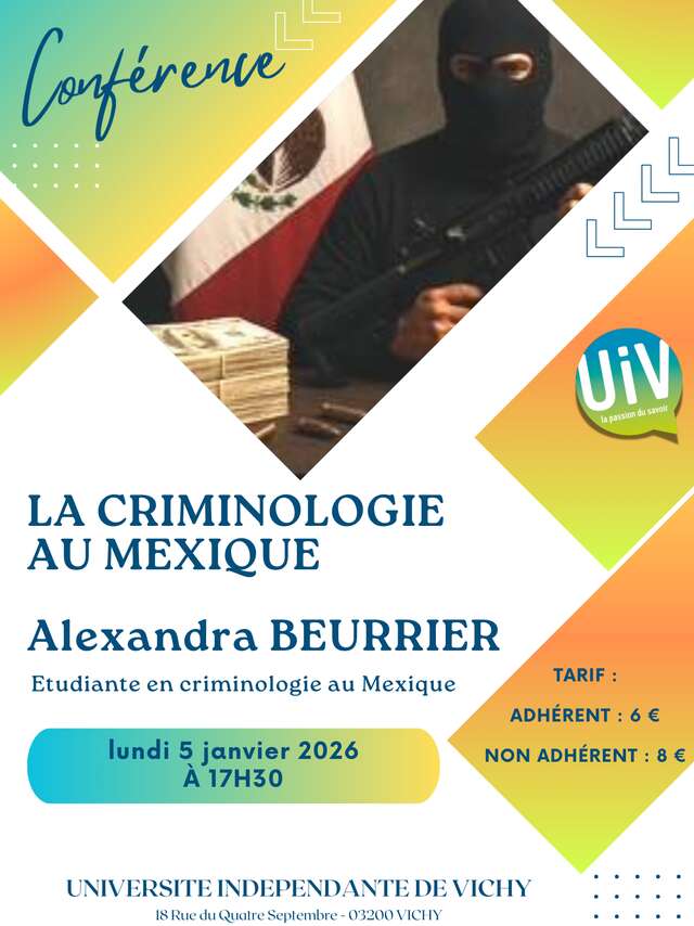 Conférence : La criminologie au Mexique
