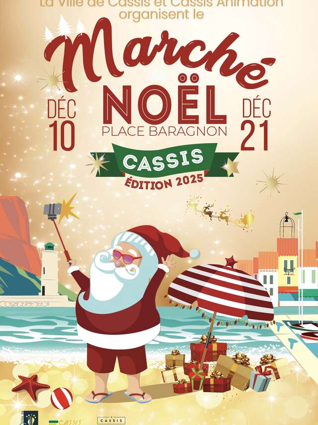 Christmas market in the city of Calendal... Cassis