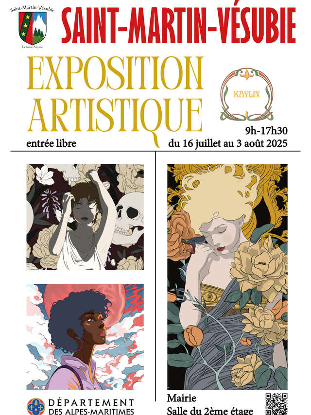 Exposition des toiles de Kaylin