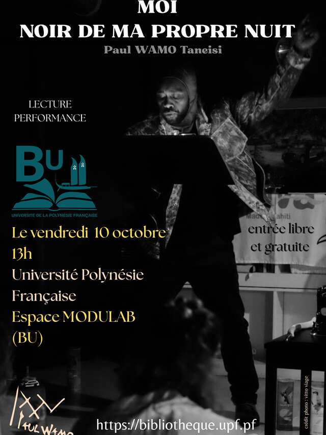 Moi noir de ma propre nuit, lecture performance par Paul WAMO Taneisi