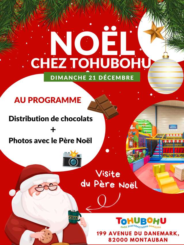 Le Père Noël arrive chez Tohubohu ! ✨