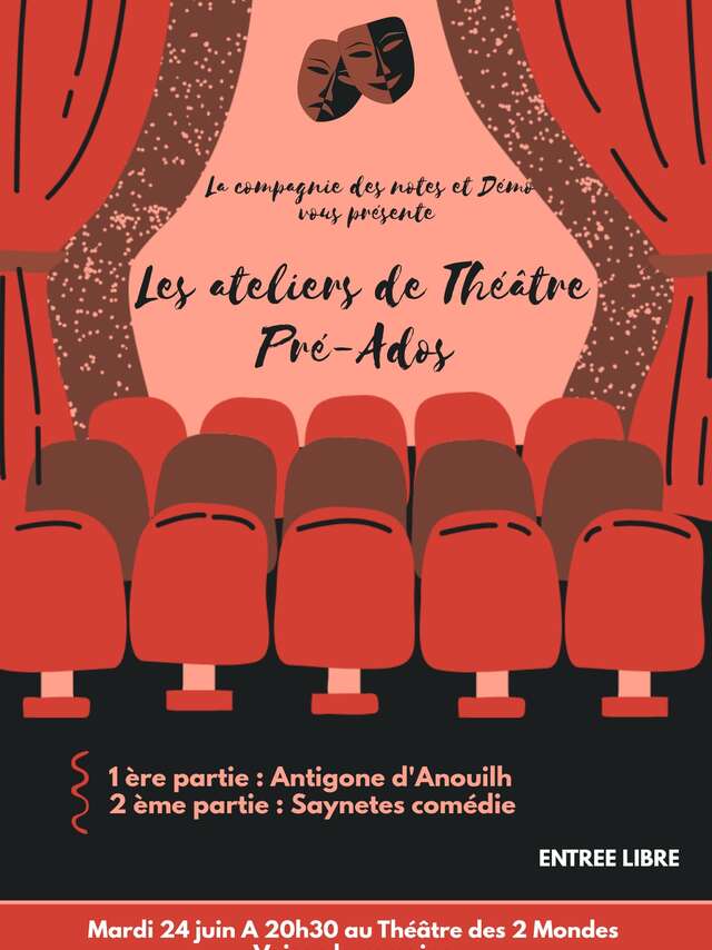 Spectacle des Ateliers Adolescents - Théâtre des 2 Mondes