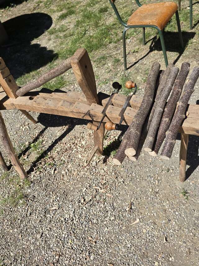 Atelier banc d'âne ou banc à planer