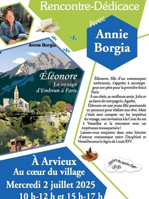 Dédicace par Annie BORGIA