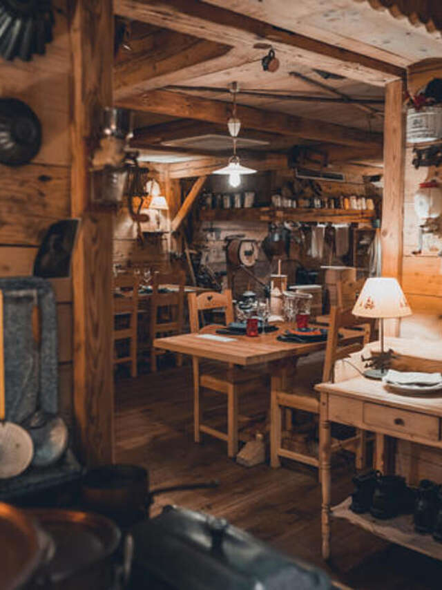 Alpine brasserie La Baratte