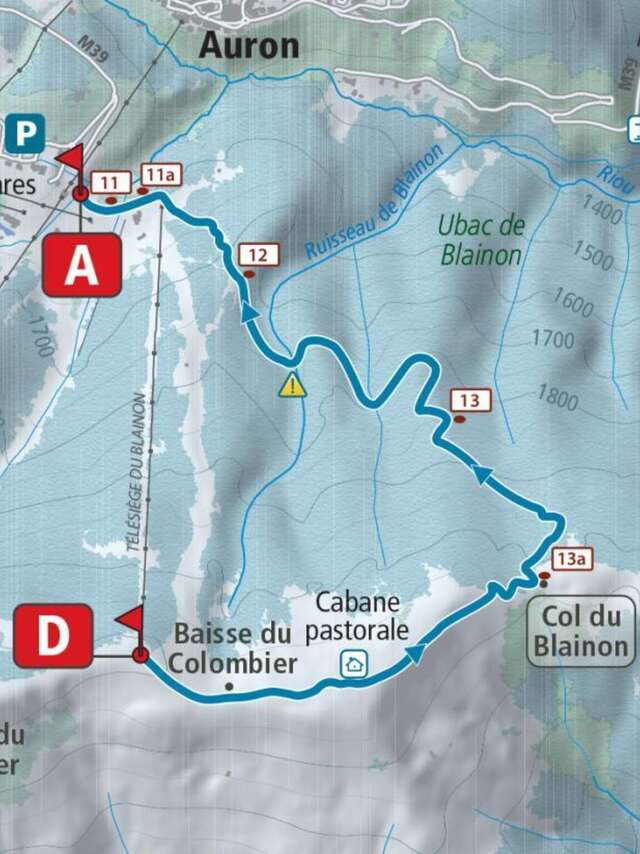 Circuit Col du Blainon