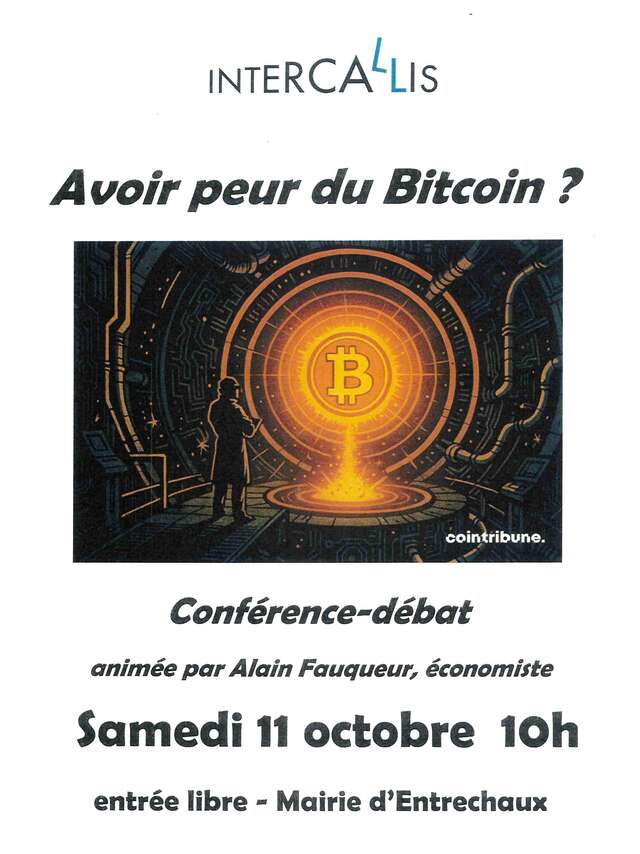 "Avoir peur du Bitcoin?" - Conférence-débat