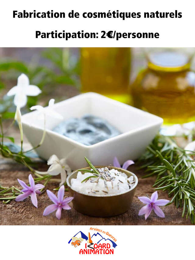 Atelier créatif : Cosmétiques naturels