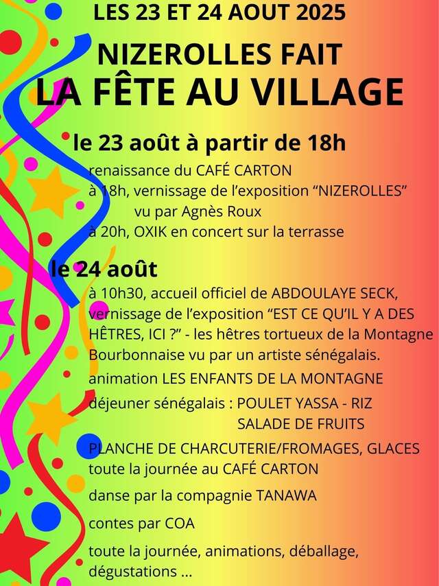 La fête au village
